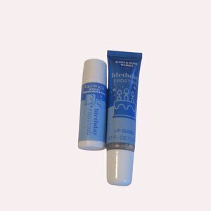 Bath & Body Works Set of 2:  BIRTHDAY FROSTING, Lip Gloss & Lip Balm